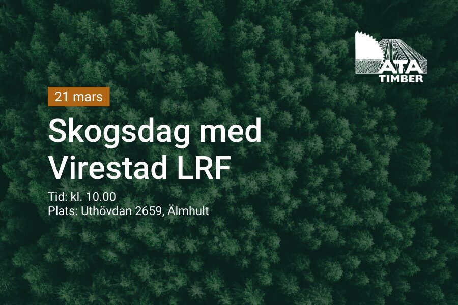 Skogsdag med Virestad LRF 21 mars 2026.